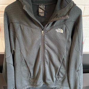 The North Face, women’s medium, black patterned jacket